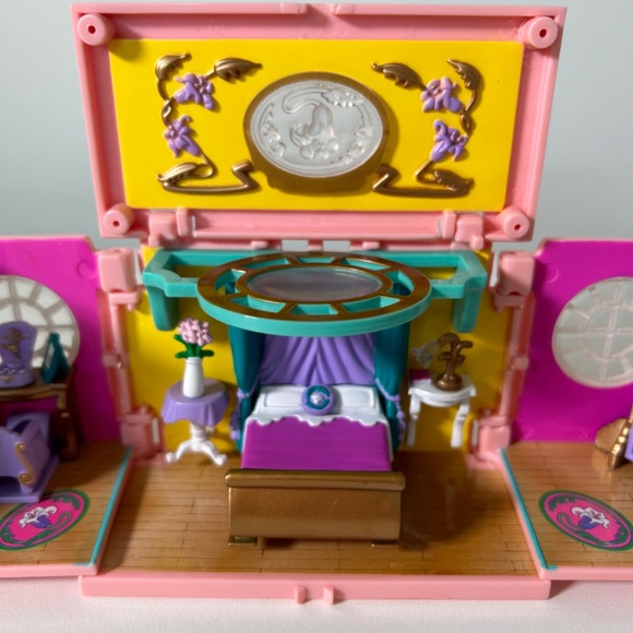 Vintage 90s Bluebird Polly Pocket Dream Builder Deluxe Mansion Bedroom (93F) - Picture 4 of 12